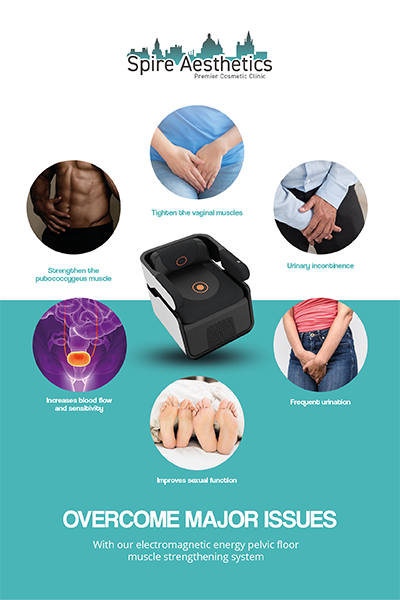 Image of EMS chair to treat Urine leakage Bushey from Spire Aesthetics