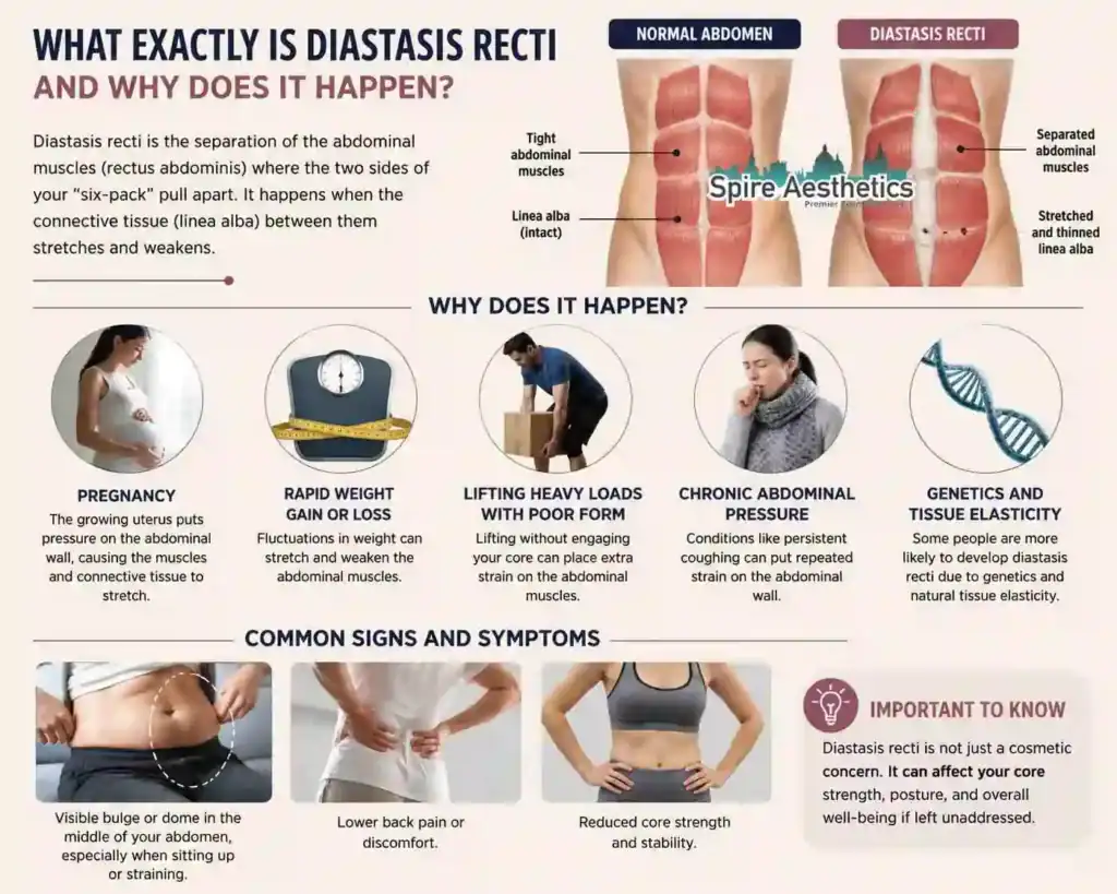 What Exactly Is Diastasis Recti and Why Does It Happen Bushey?