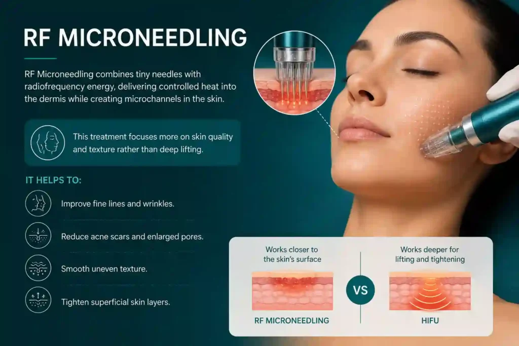 What Does RF Microneedling Do That HIFU Alone Cannot Bushey